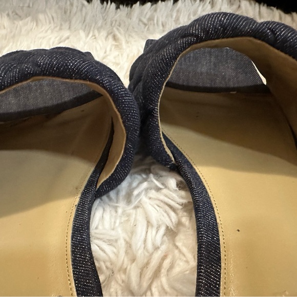 Bottega Veneta Quilted Dark Denim Mules Size 42 - Picture 12 of 13